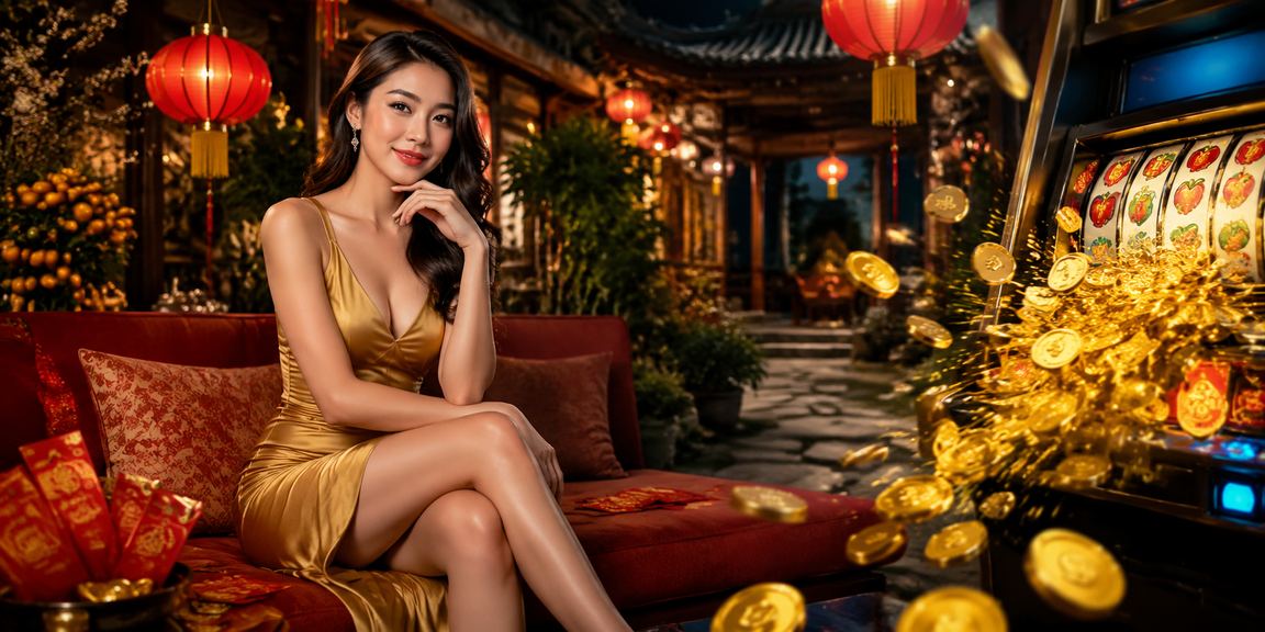 Người chơi slot game tại Ninh Bình bên đèn lồng truyền thống vào buổi tối